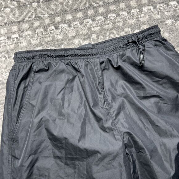 Vintage Nike Track Pants Mens Large Black Windbreaker Vented Hip Hop Y2K Baggy - Picture 2 of 13